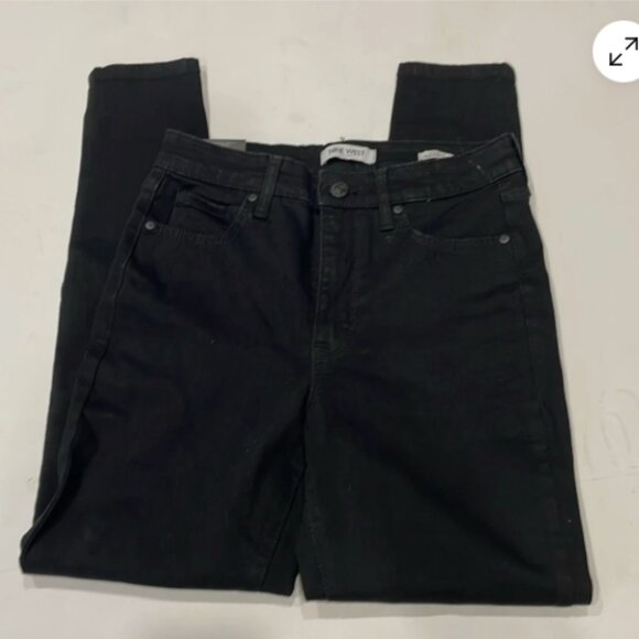 EUC Nine West Sz 12 Charcoal/Black  Skinny Jeans  Waist 32"  Inseam 28"    B19 - Picture 1 of 5